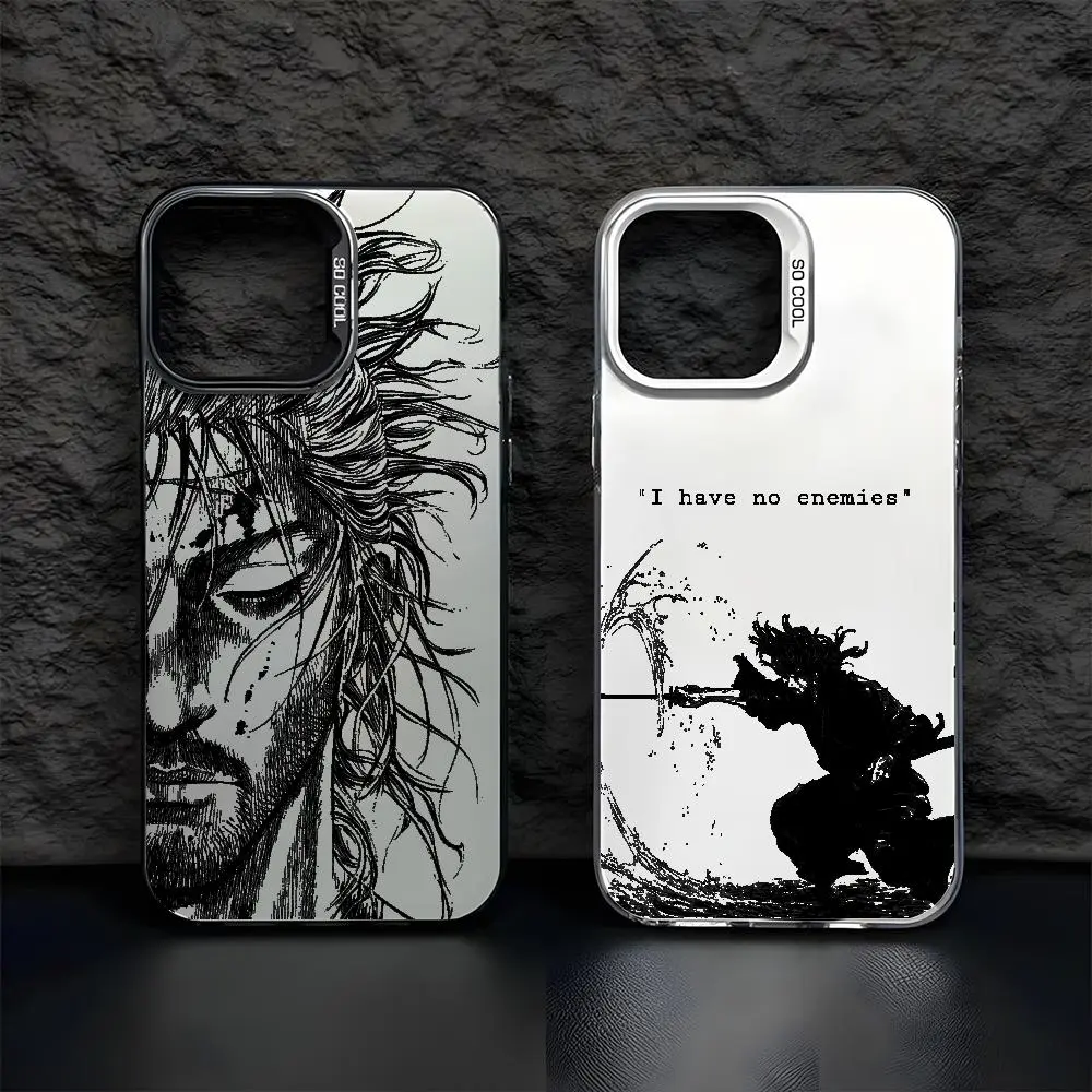 Vagabond S-Samurai Phone Case For IPhone 17 16 15 14 13 12 11 Pro Max Samsung S21 S22 S23 S24 S25  Black Matte Multicolor Laser Metallic Aurora Funda, Smartphone, Handheld, Custom
