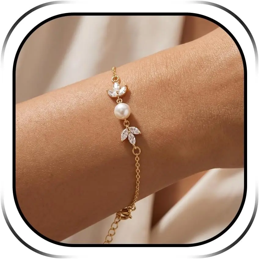Bridesmaid Bracelet for Women  Bracelets for Women | Dainty Chain Link BraceletBridesmaid , Prom Bracelet, Wedding Bracelets for Brides