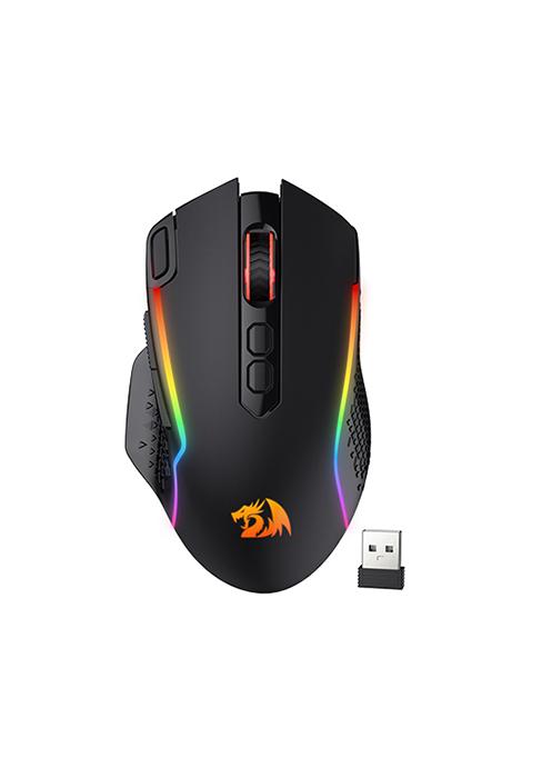 Redragon M817 Wired Gaming Mouse, 24000 DPI Optical Mice with 5 Programmable Buttons & Ergonomic Design, 37G Ultra Lightweight, Software Supports DIY Keybinds, Blue