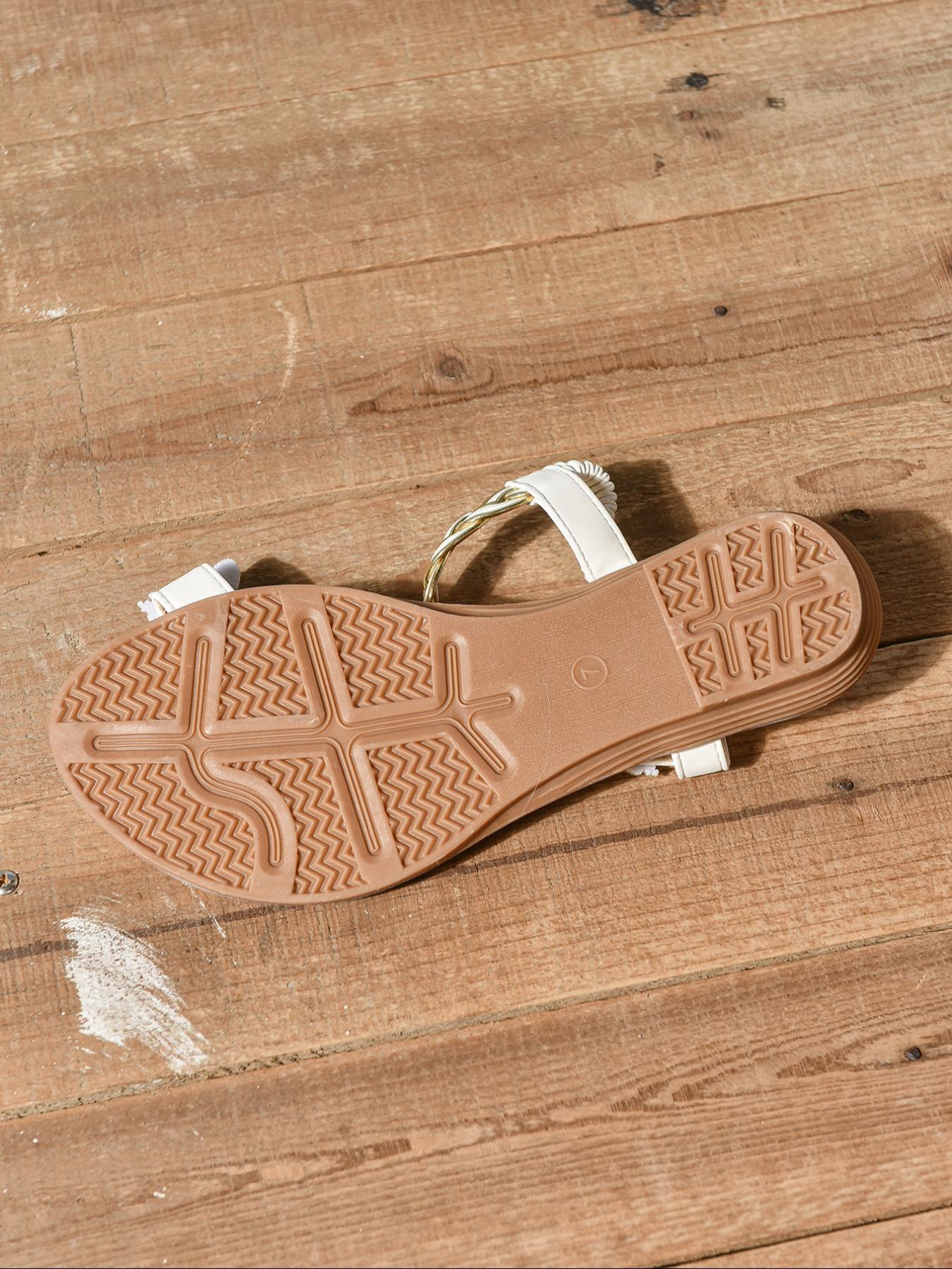 Women's Fashionable Butterfly Decorated Slide Sandals, Casual Comfortable Flat Sandals for Summer, Lightweight Breathable Shoes for Daily Wear, Girl