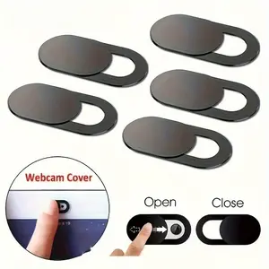 10 ABS material phone camera protection covers, suitable for mobile phones, tablets and laptops: Easy to install to protect your privacy, computer lens cover protection.
