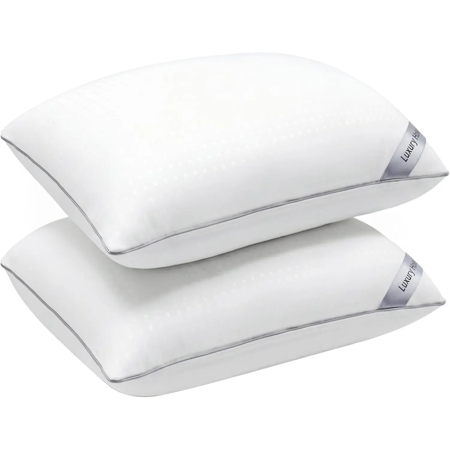 Standard Size Bed Pillows for Sleeping Set of 2,2 Pack  Support Luxury Hotel Pillows for Side, and  Sleepers(2 Pack)