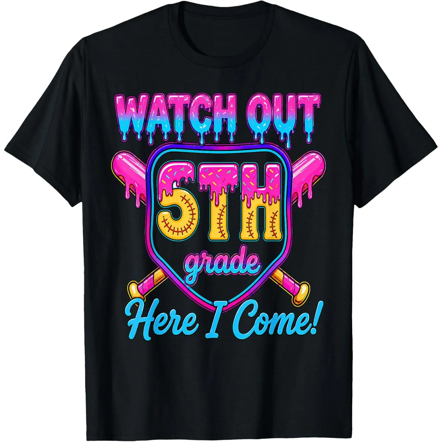 5th Grade for Boys Back to School First Day of Fifth Grade T-Shirt