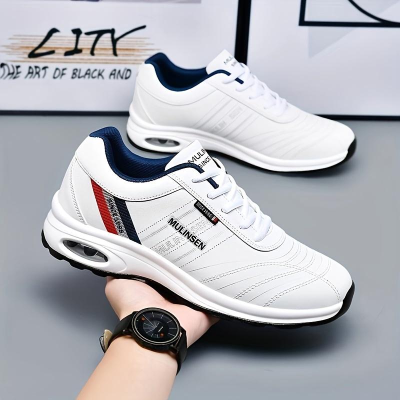 Men's casual sports shoes, walking shoes, comfortable lace-up sneakers, suitable for all seasons