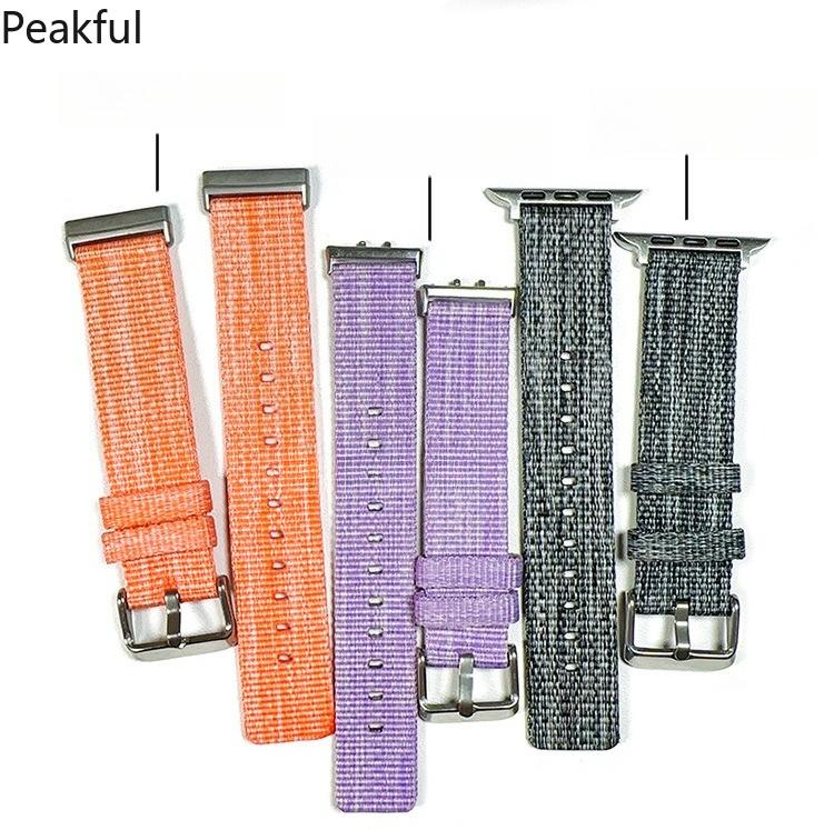 Spot Versatile Apple Nylon Strap Suitable for Samsung Huawei Versa Canvas Strap Quick Release 18/20/22 mm