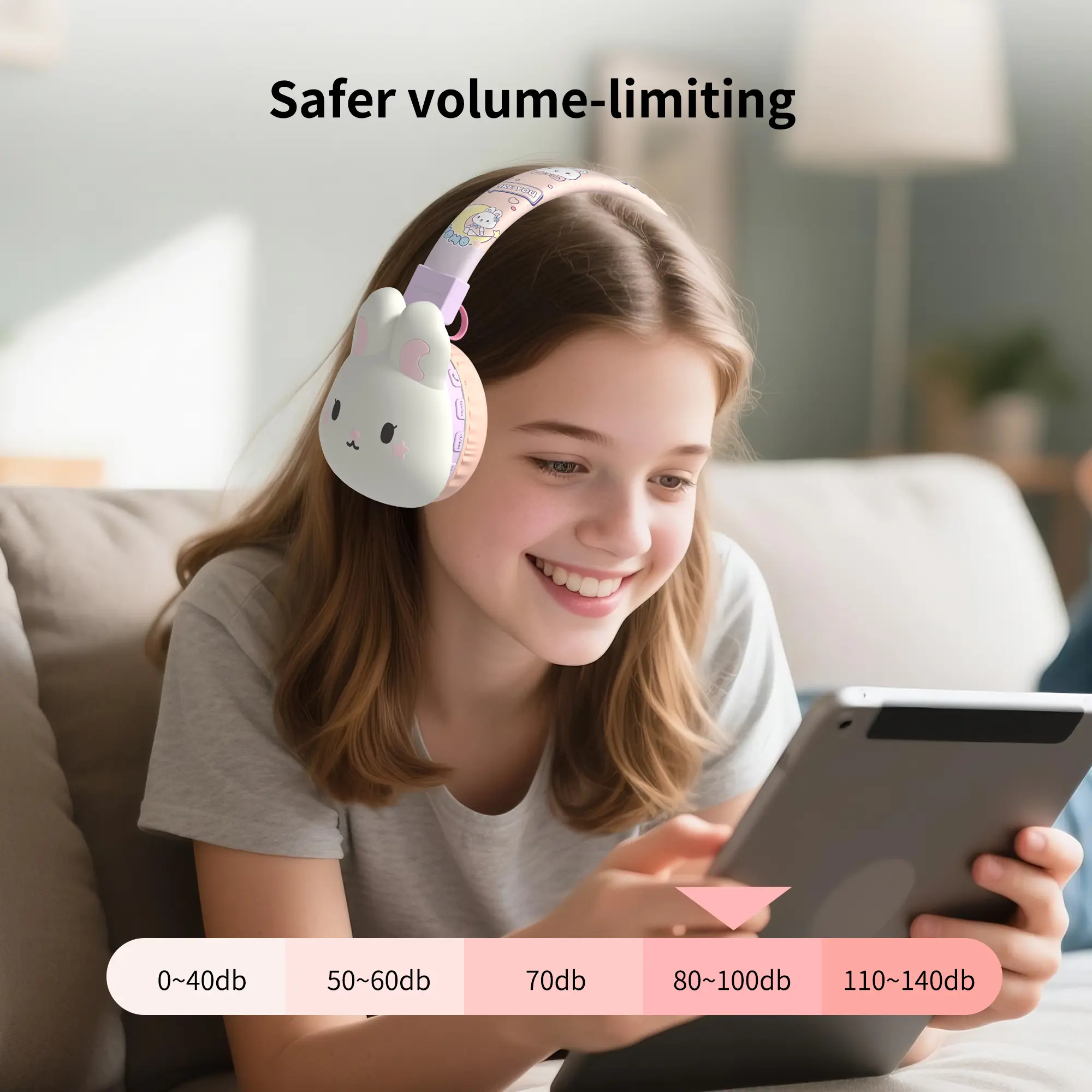 Perfect cartoon Bluetooth headset for kids gift