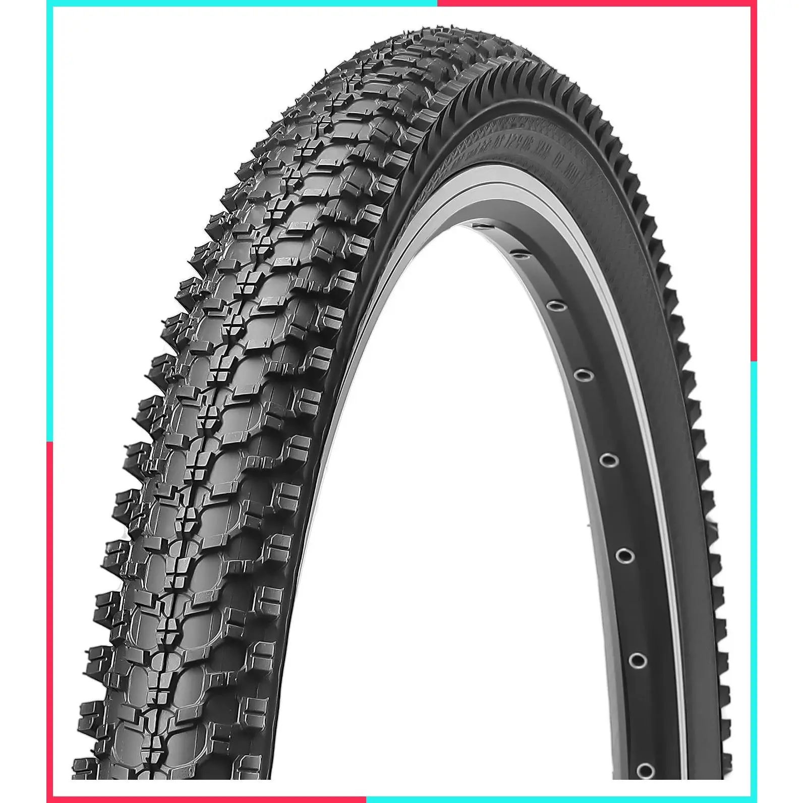 20/24/26/27.5-Inch Folding Replacement Mountain Bike Tires - High-Performance Wear-Resistant MTB Off-Road Bicycle Tires