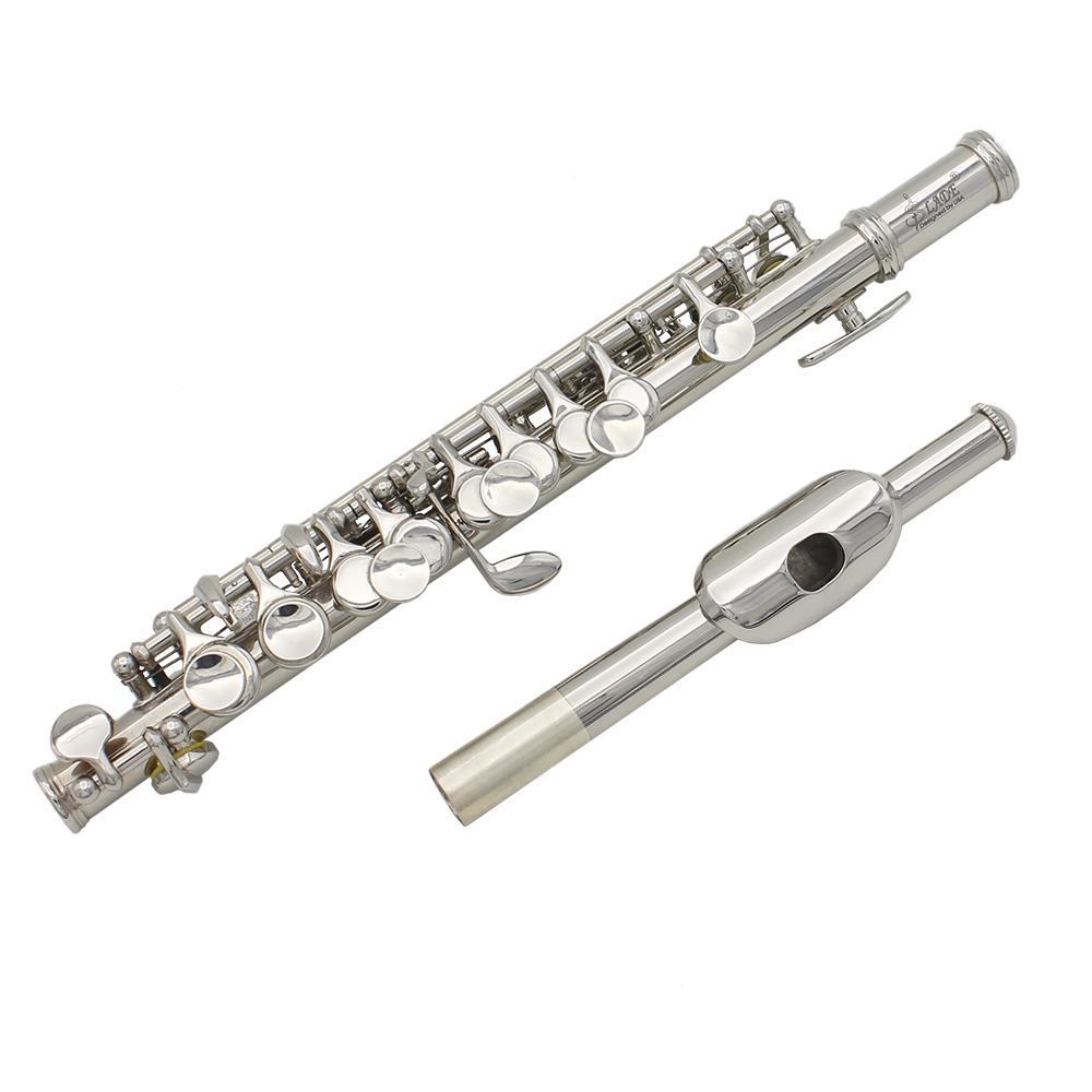 16 Holes Piccolo, 1 Count C Key Piccolo Musical Instrument for Beginners, Wind Instrument for Students & Professionals
