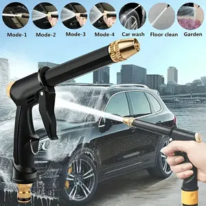 Portable High Pressure Water Hose Nozzle Sprayer, Adjustable Garden Hose Nozzle Sprayer, Car Washing & Pet Cleaning Tool, Tool Accessories