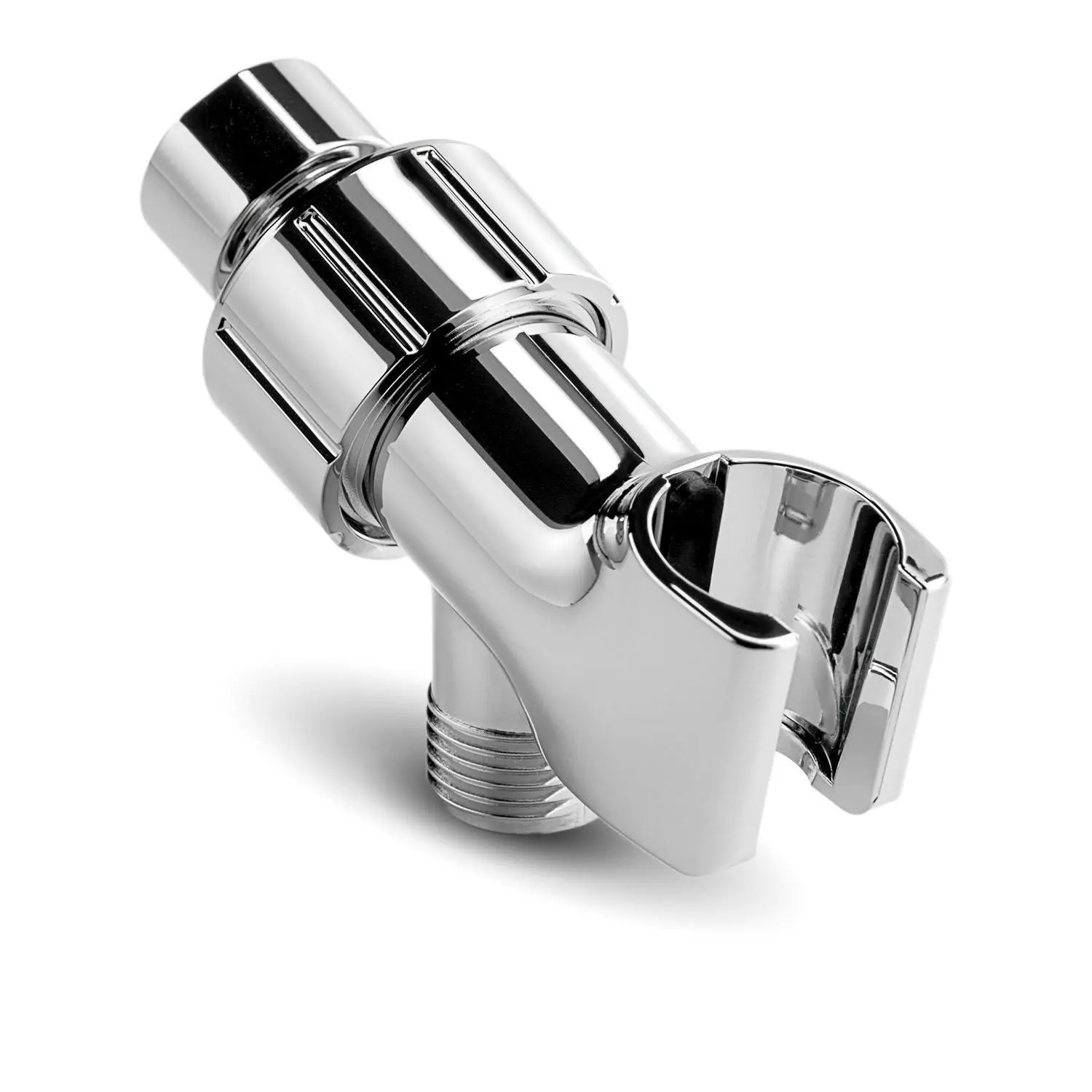 Shower Head Holder, 1 Piece Universal Adjustable Shower Head Bracket, Bathroom Shower Arm Adapter Bracket Fixed Base
