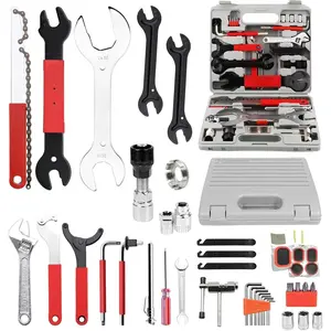 Bike Repair Tool Kits, Multi-Function Tool Kit, Maintenance Tool Set with Box Best Value Professional Home Bike Tool with Premium Quality