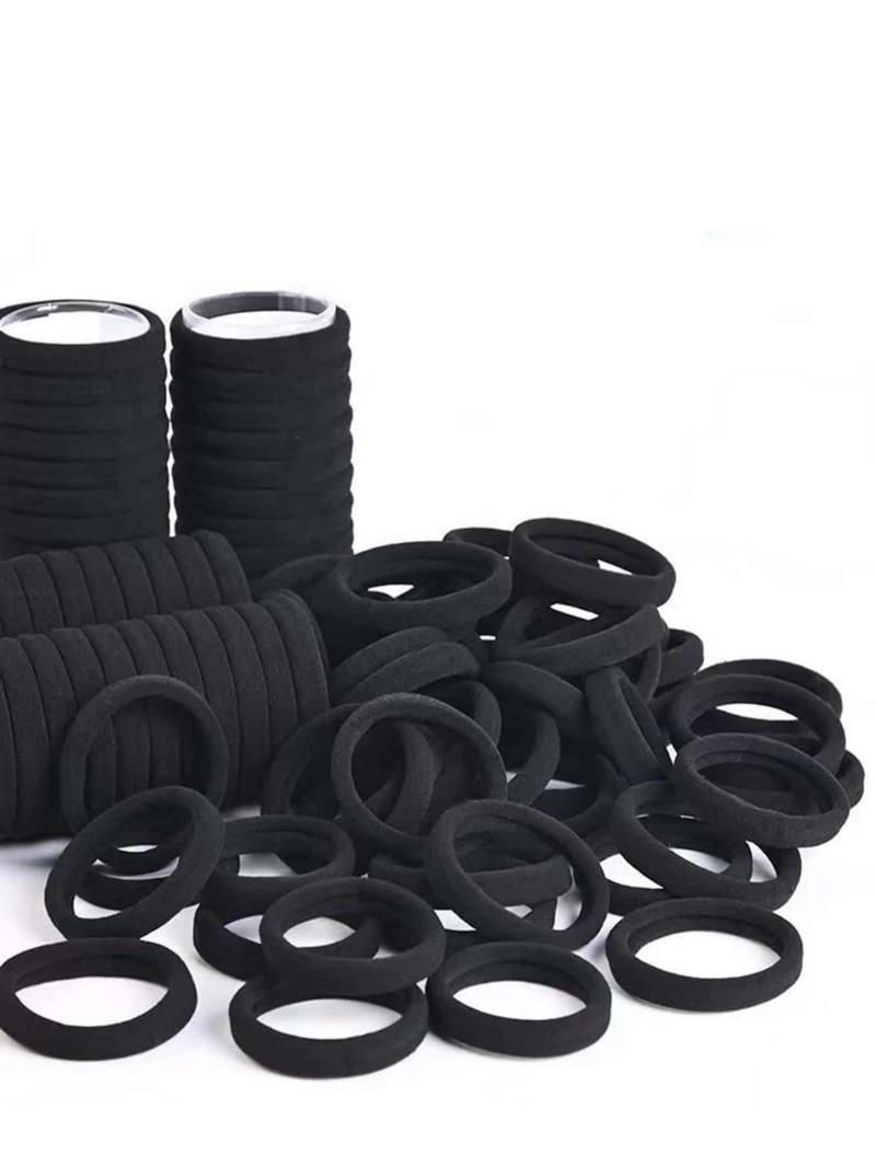 Solid Color High Elastic Hair Tie, Casual Simple Hair Accessories for Women & Girls, Minimalist Headwear Suitable for Thick Hair, Scrunchies