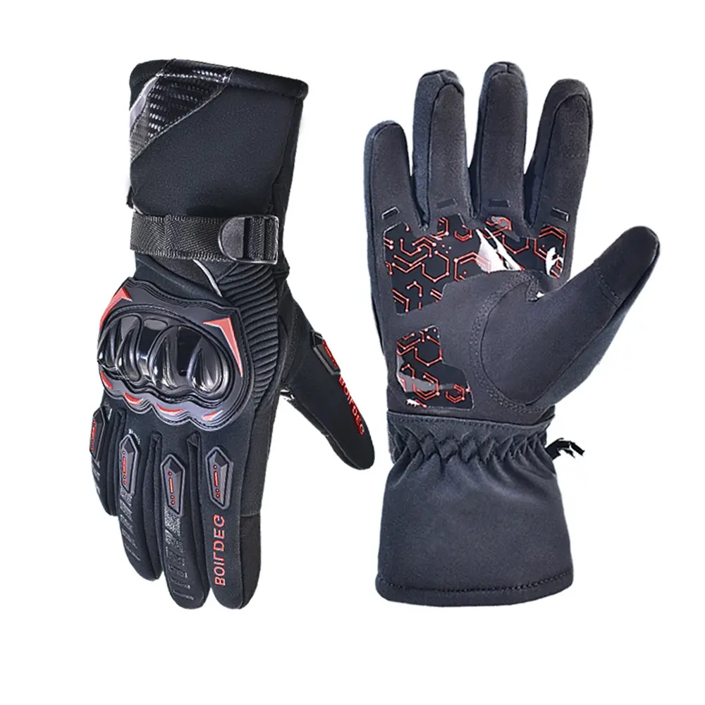 Carbon Fiber Motorcycle Gloves – Off-Road Racing, Anti-Slip, Abrasion-Resistant & Impact Protection for Outdoor Riding
