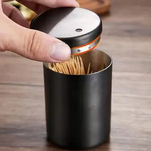 Stainless Steel Toothpick Holder, Ideal for Home Kitchen Restaurant, Durable Design, Easy Storage Solution