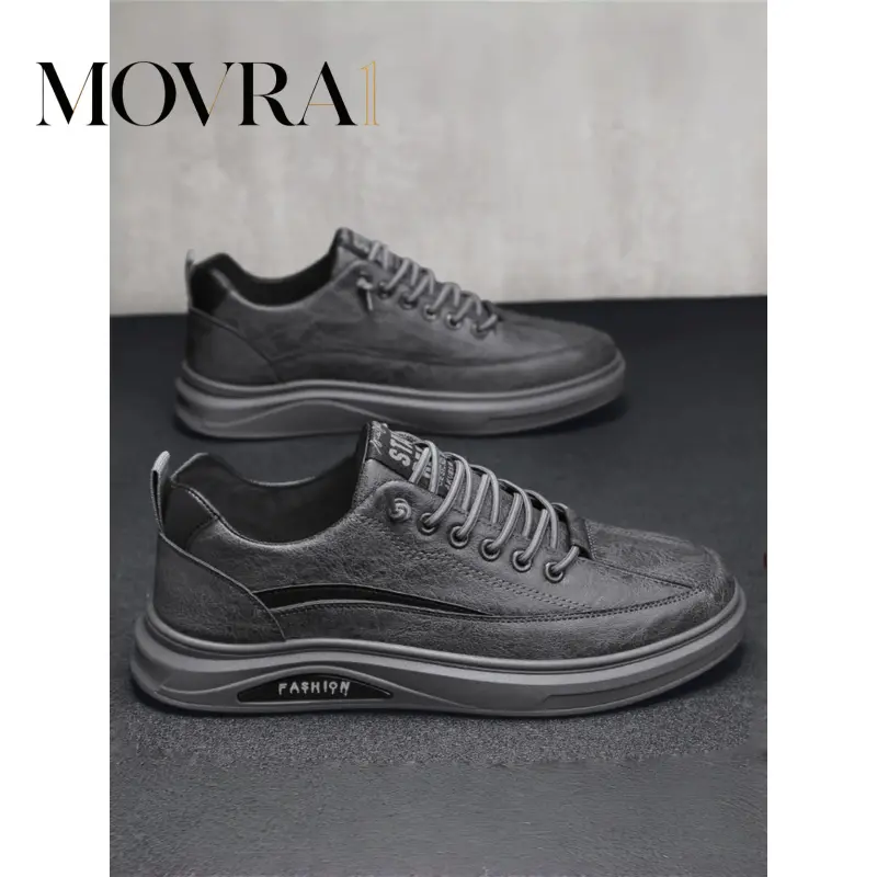 MOVRA1 Mens Black Waterproof Leather Shoes|-Resistant & Breathable| Versatile Business Casual Dress Shoes Shoes Walking Shoes Footwear