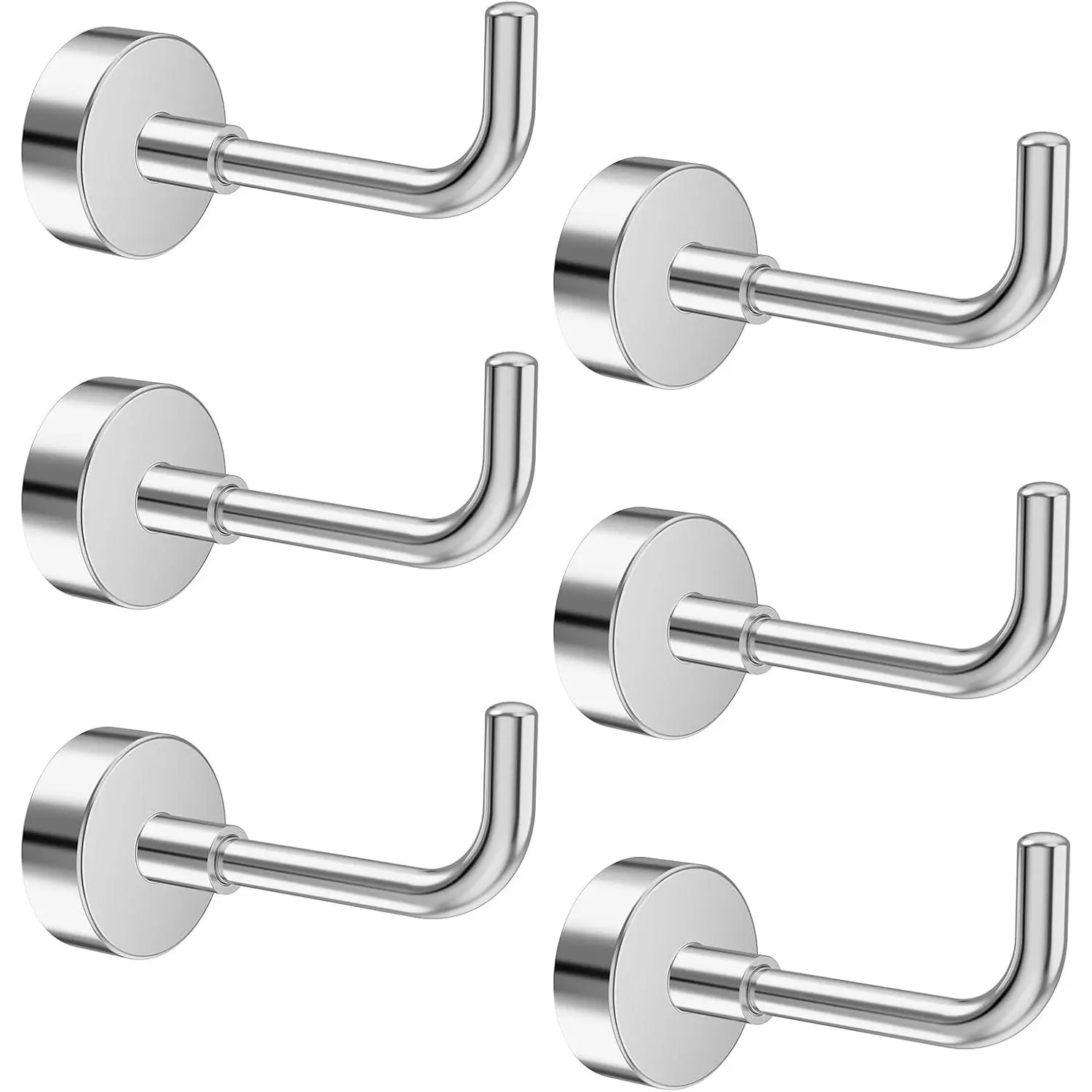 6Pack Heavy Duty  Hooks,  Neodymium  Hangers | 2026 Cruise Cabin Ship Essentials,  Hooks for Refrigerator, Kitchen, Garage, Classroom, Beach  and Grills