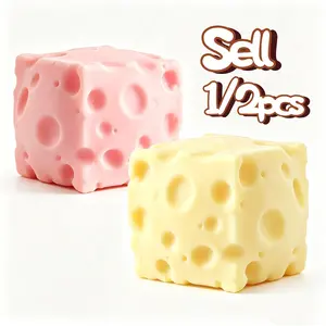 Giant Cheese Fidget Toy  -  Soft Squishy Fidget, Asmr Stress Ball, Slow Rebound, Gaming & Relaxation, Pressure Relief, Ac0688 Model