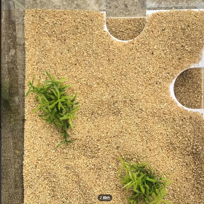 Aquarium Underground Two Hole Corner Cave Viewing Fish & Shrimp Tunnel Undergravel Hide Decor for Corydora Catfish Kuhli Loach Pleco Betta Fish Qita11