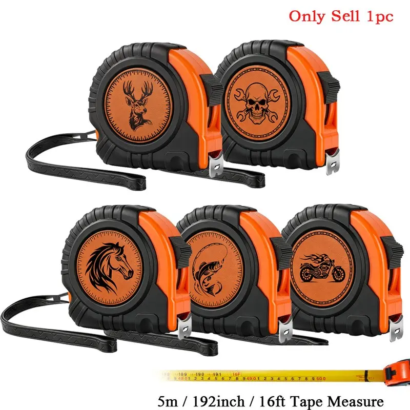 5m Tape Measure, Portable Retractable Measuring Tool, Imperial & Metric, Ideal for Home Construction, Auto Extending Design