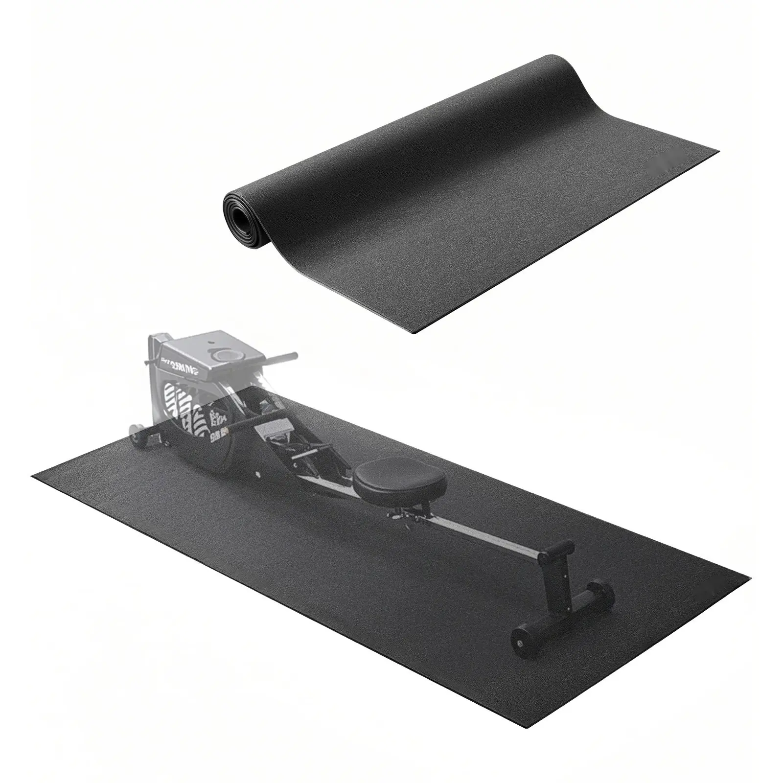 Non-Slip Treadmill Floor Mat For Carpet Protection, 1/4 Inch Thick, 30 By 72 Inches, Durable Home Gym Workout Equipment Mat, Provides Shock Absorption, Anti-Slip Surface, Easy To Clean, Heavy-Duty Exercise Floor Protector