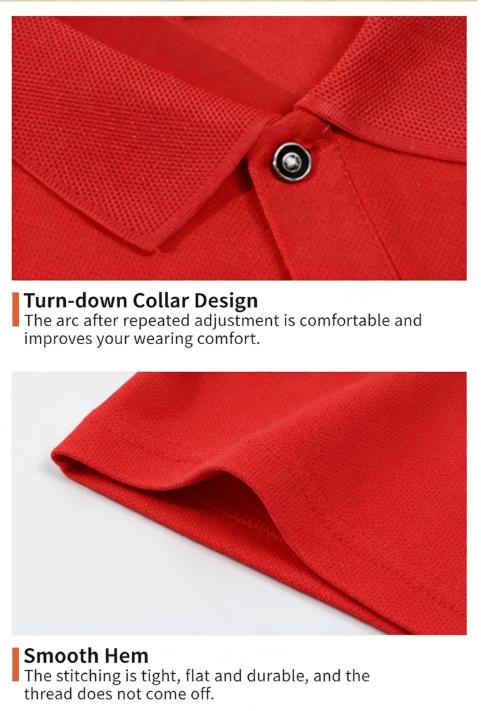 Summer sports quick-dry short-sleeve polo shirt