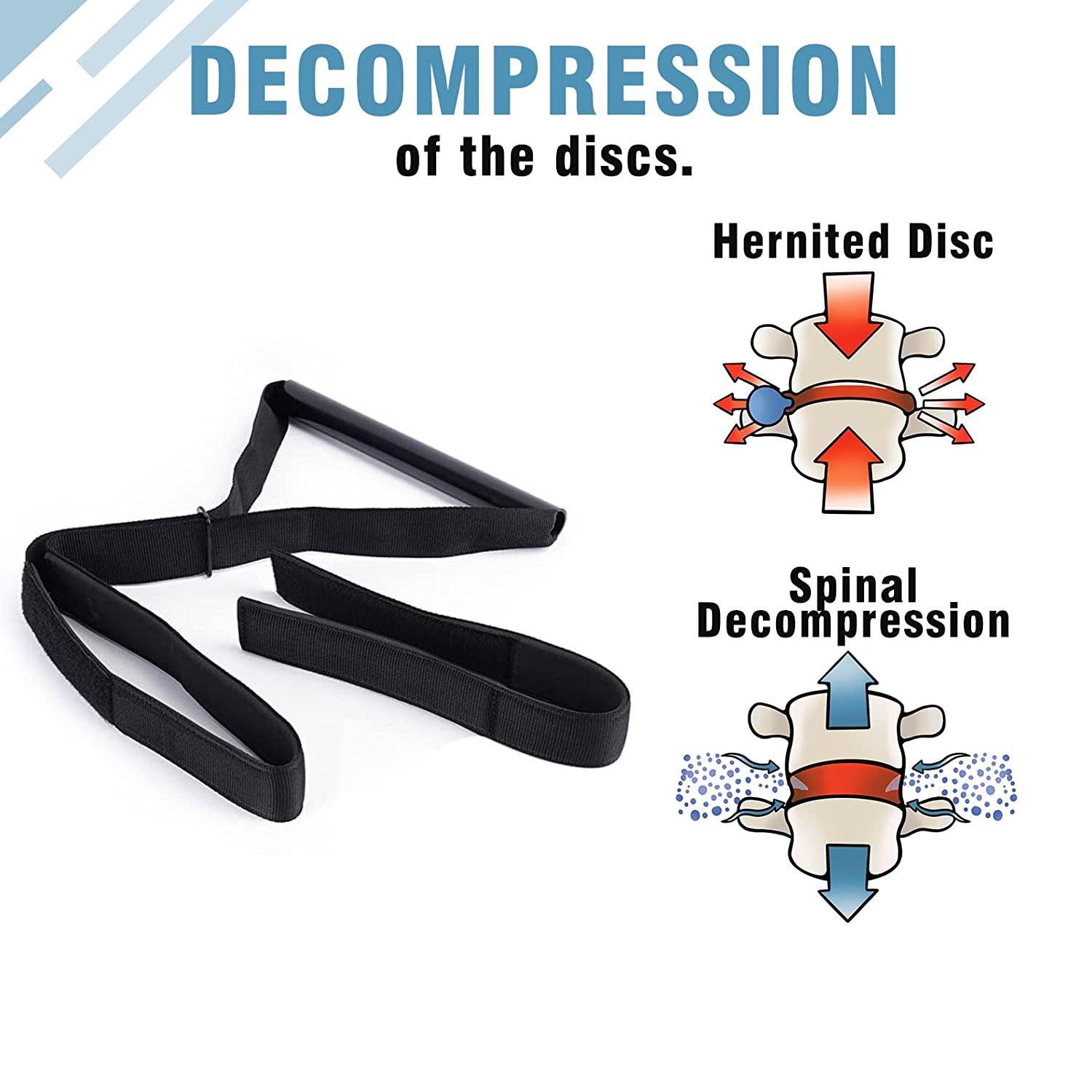 Y-Strap Chiropractic Decompression Traction Strap Neck Hanging Neck Stretching Solid Suspension Neck Protection with Chin Pad