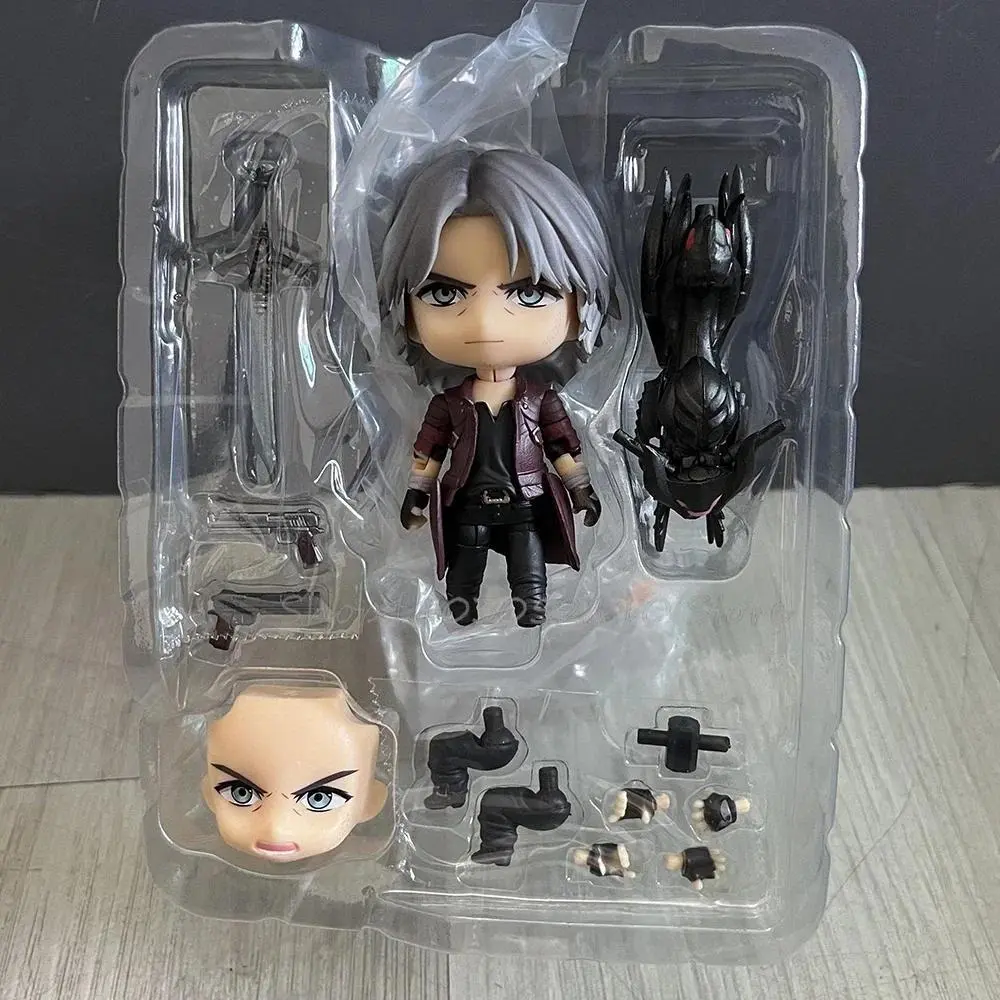 100% New Devil May Cry 5 Dante Ver. 1233 Unisex PVC Jointed Figure - Approx 10cm Joint-Movable Action Toy, DMC5 Anime Collectible, Ideal Gift for Friends