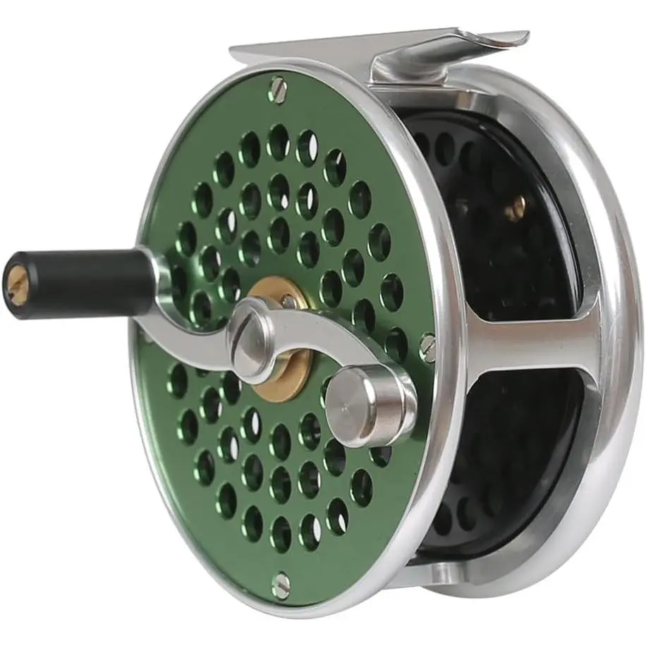 Classic Fly Fishing Reel with Interchangeable Right/Left Handle, Click and Pawl Fly Reel Available in 3/4wt 5/6wt 7/9wt