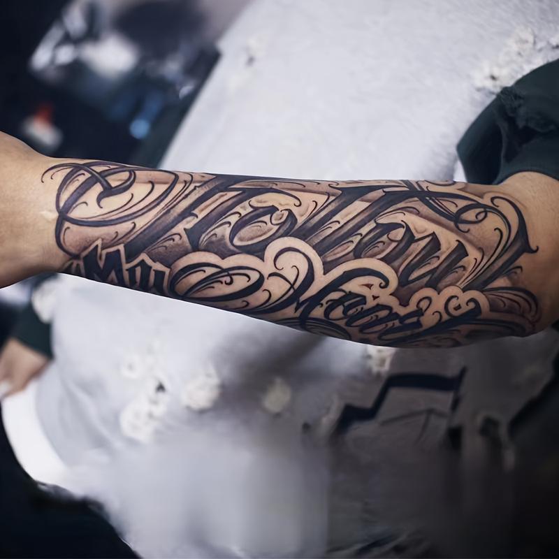 6 sheets Large temporary tattoos men,,fake tattoos,Containing 1 One Mexican Style Font Elements and 5 Random Styles, Lasting for 7-15 Days, long lasting temporary tattoo arm,Herbal Tattoo Stickers,tatuajes temporales,realistic temporary tattoos 6 sheets Large temporary tattoos men,,fake tattoos,Containing 1 One Mexican Style Font Elements and 5 Random Styles, Lasting for 7-15 Days, long lasting temporary tattoo arm,Herbal Tattoo Stickers,tatuajes temporales,realistic temporary tattoos