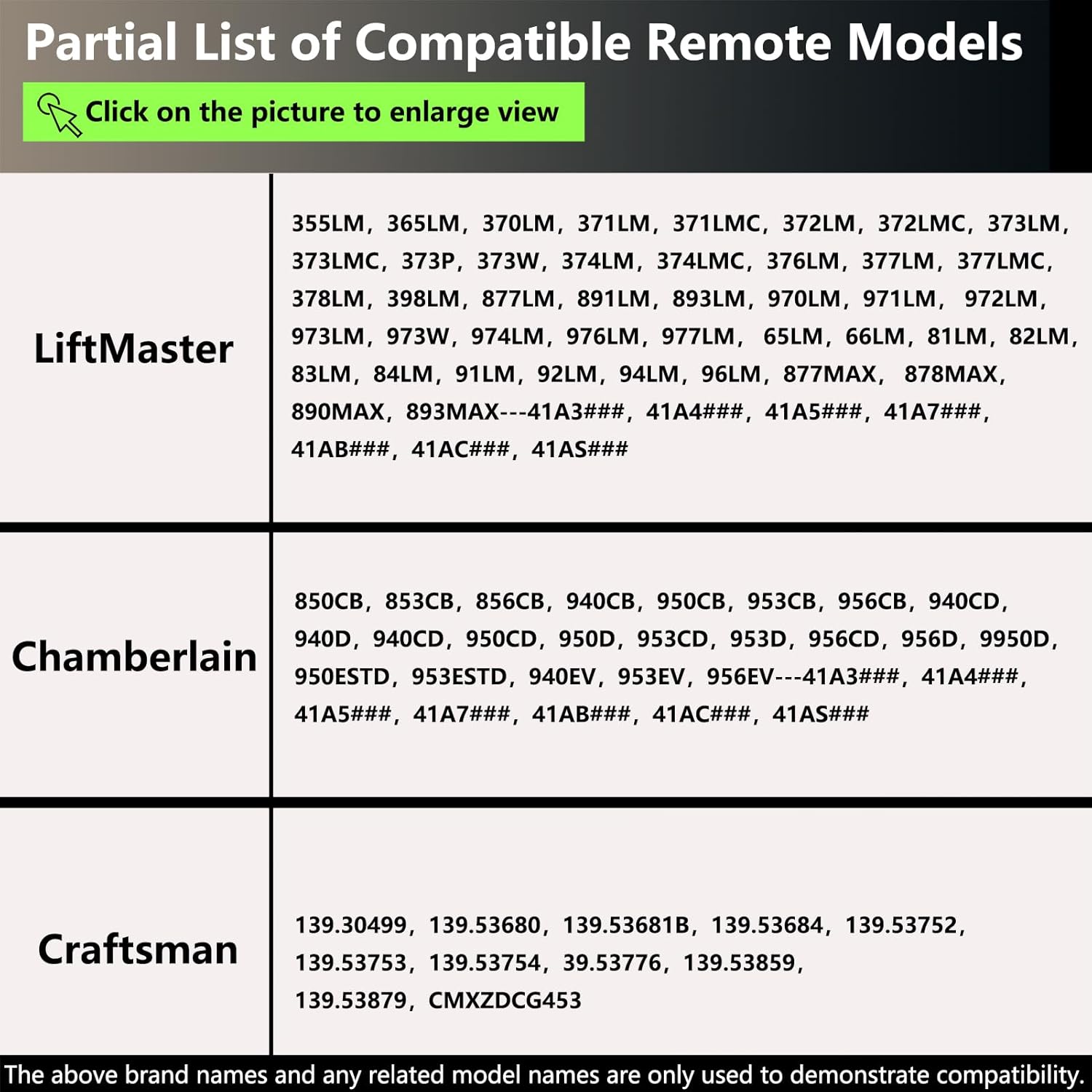 2 count Universal Garage Door Opener Remote  4-Button Programmable Compatible with Liftmaster Chamberlain Craftsman Opener with Purple Yellow Red Orange Green Learn Button