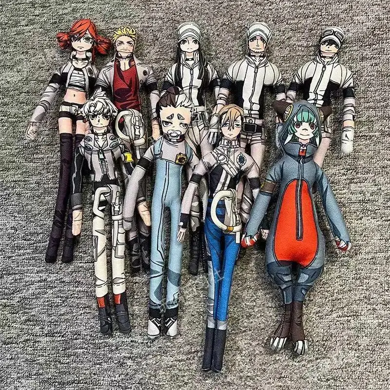 Anime GACHIAKUTA Tamsy Ryou Zanka Enjin Rudo Tomme Follo Guita Gris Cosplay Doll Abstract Funny Plush Stuffed Creative Accessory