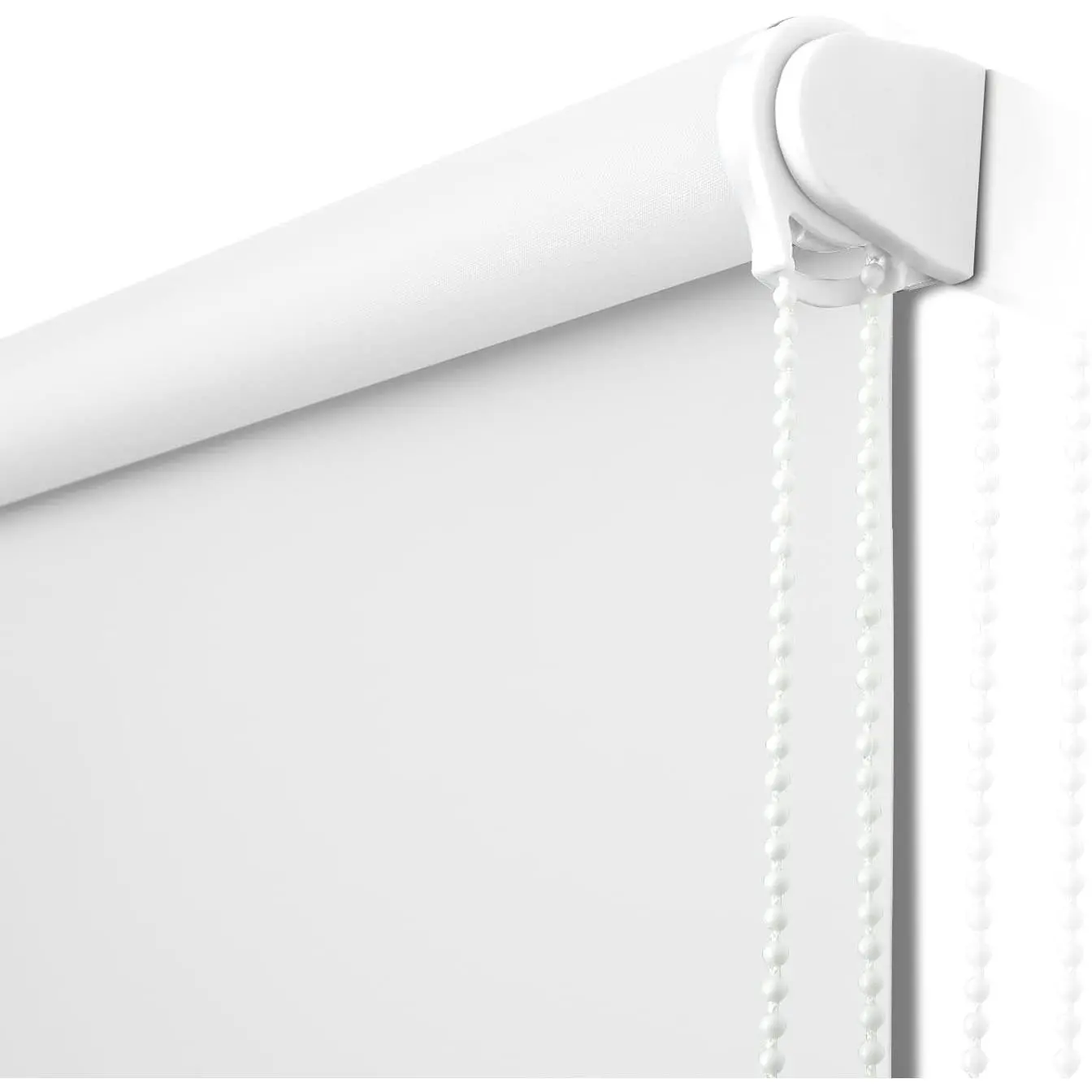 Blackout Roller Shades Blinds for Window 44" W x 68" L White | Window Blinds with Chain Cord, Thermal Insulated, Easy to Install Blackout Roller Blinds for Home, Door, Kitchen, Bathroom