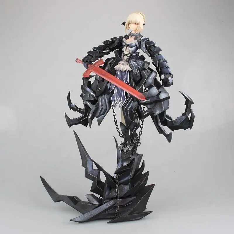 Dimensional Anime Fate Stay Night Saber Huke Model Boxed Handheld Figure, Collectible Action Figure, Perfect Gift for Fans, Boxed Model Figurine