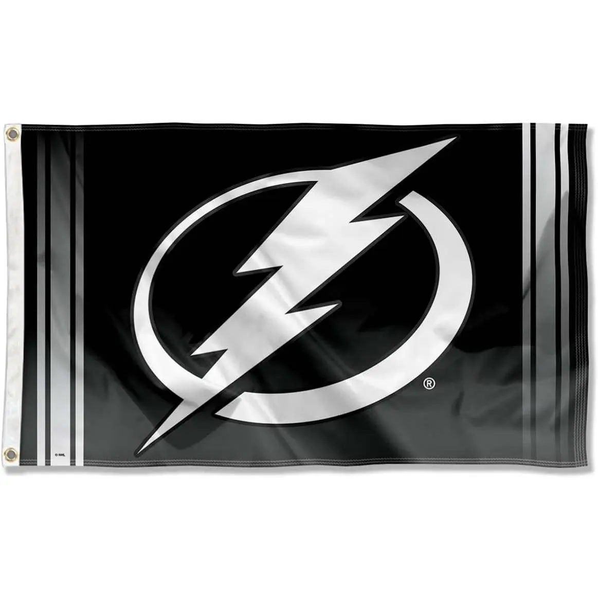 Tampa Bay Lightning Blackout 3x5 Ft Banner Flag, Sports Collectible for Party, Camping, Outdoor Use with Vibrant Prints