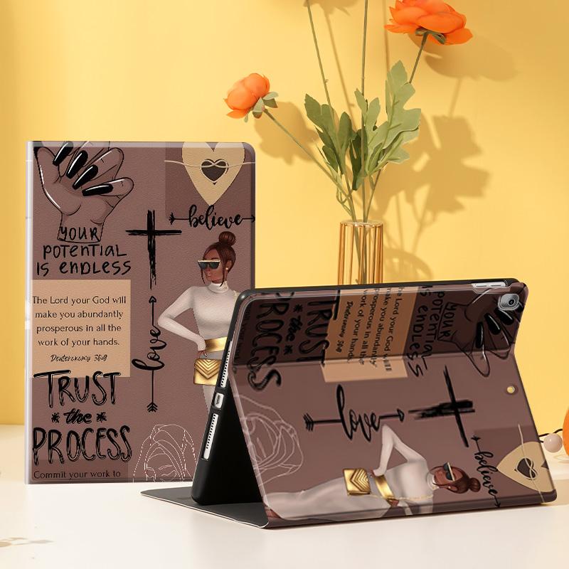 Fashionable Tablet Case, Tablet Casing, Full Body Shockproof Tablet Protective Cover, Stylish Tablet Protector Compatible with iPad Mini 4/5/6, iPad 5/6/7/8/9/10th