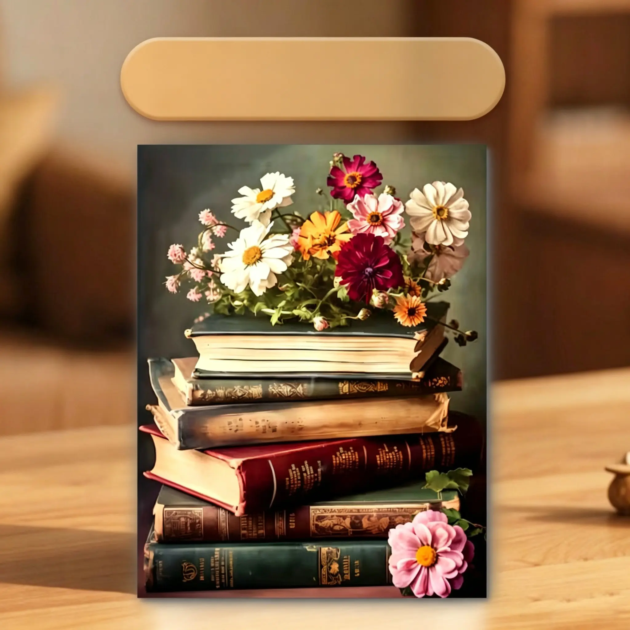 Vintage Floral Adult Coloring Notebook, Retro Design Sketchbook for Adults, Perfect for Relaxing and Creative Activities