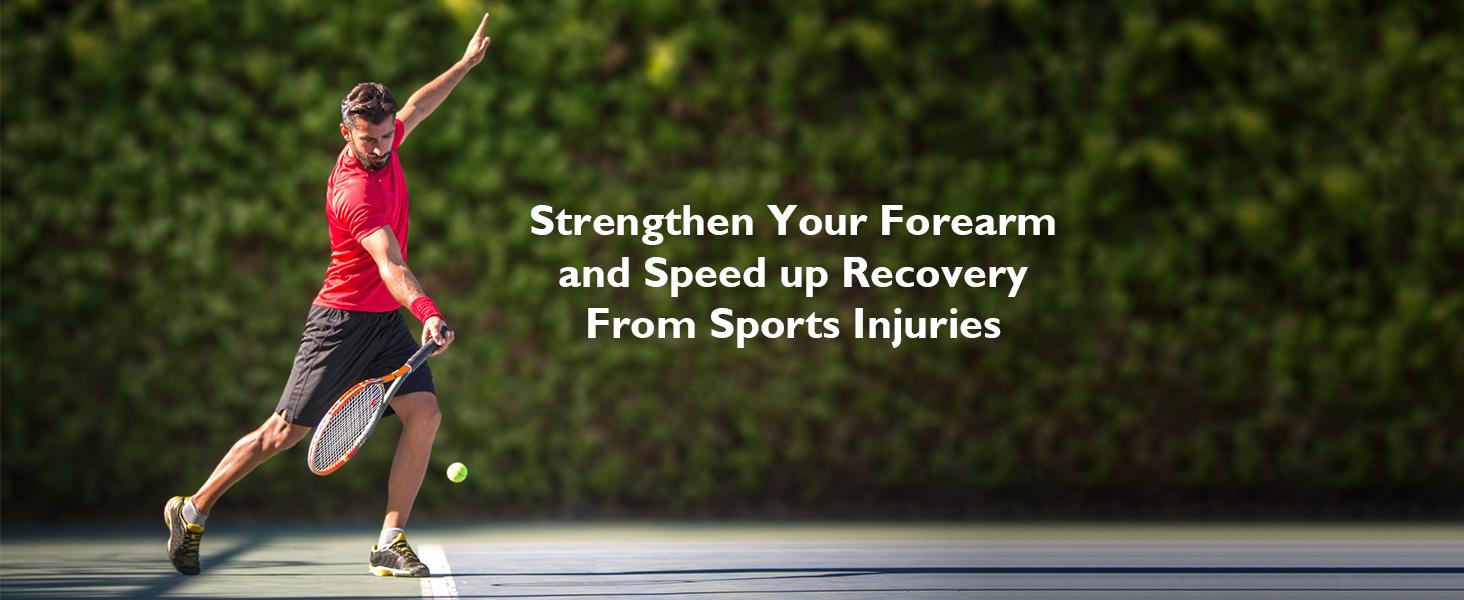 SUNDAY MIRTH [Heavy Duty]Forearm Strengthener & Wrist Roller with Thickened Handle, 220lbs Capacity Wrist Exerciser, Adjustable Strap for Grip Strength & Muscle Building