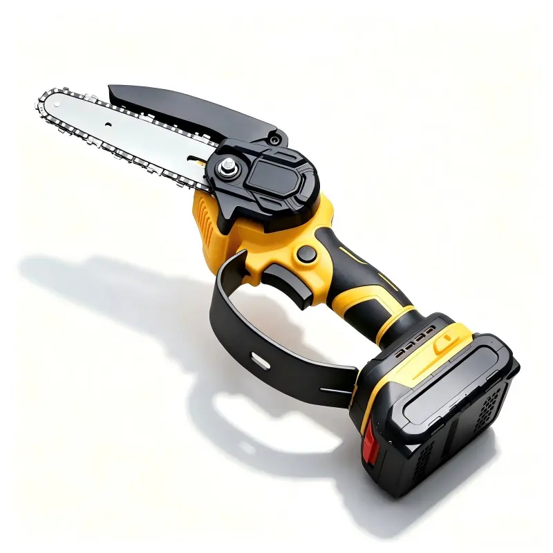 Compact Handheld Chainsaw - Portable Garden Tool for Branch Pruning, Firewood Cutting