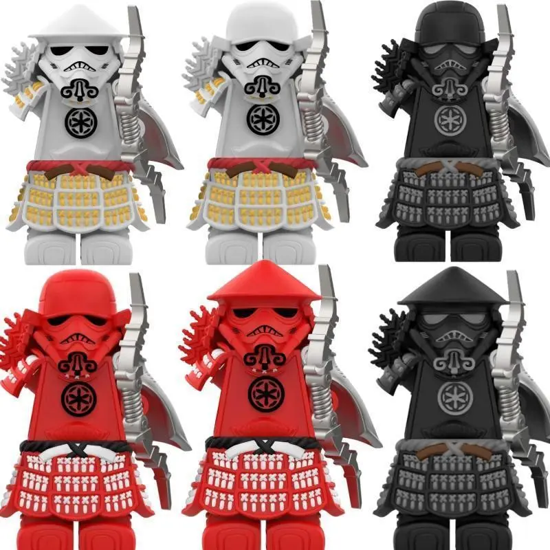 2026 hot item ​​Samurai Trooper Building Block Minifigure 11Pcs Safe Non-Toxic ABS, Compatible with Major Blocks, Intricate Armor Design Popular toys