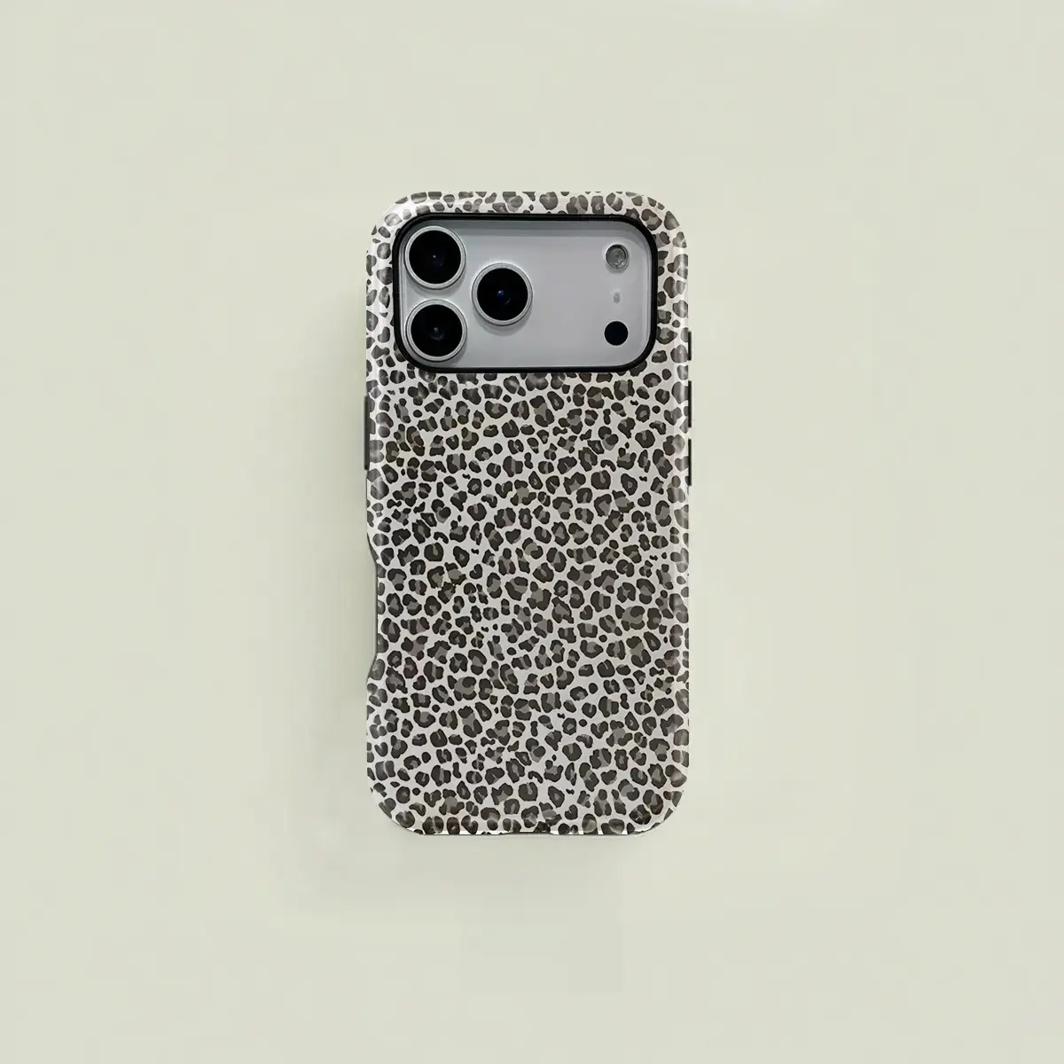 Chic Leopard Print 2-in-1 Protective Smartphone Casing - Durable Shockproof Hybrid Shell, Stylish Fashion Accessory for Mobile Devices, Reliable Protection for Cellphones