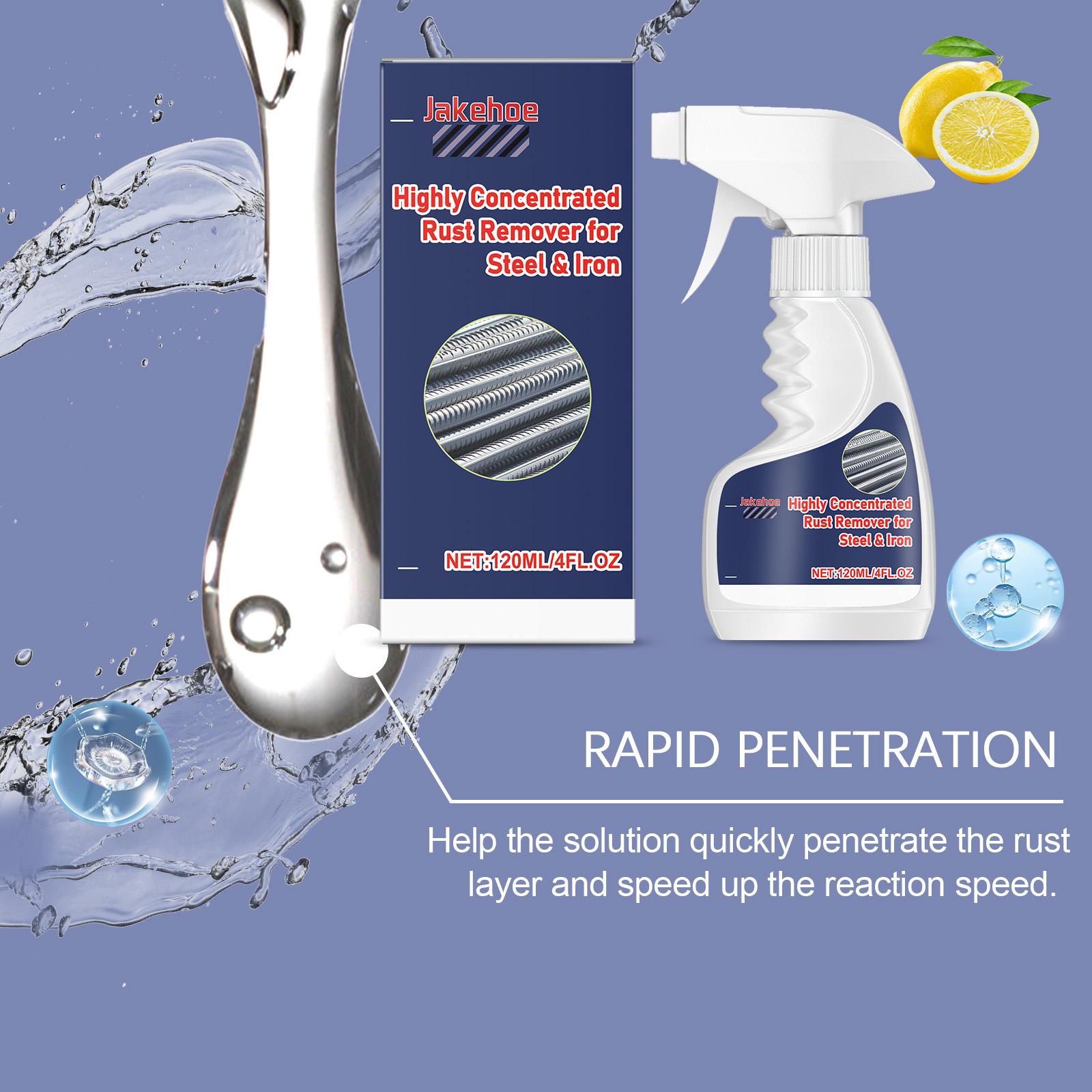 Jakehoe Steel Rust Remover, Bolt Screws Metal Rust Cleaner Rust Remover Household Rust Remover