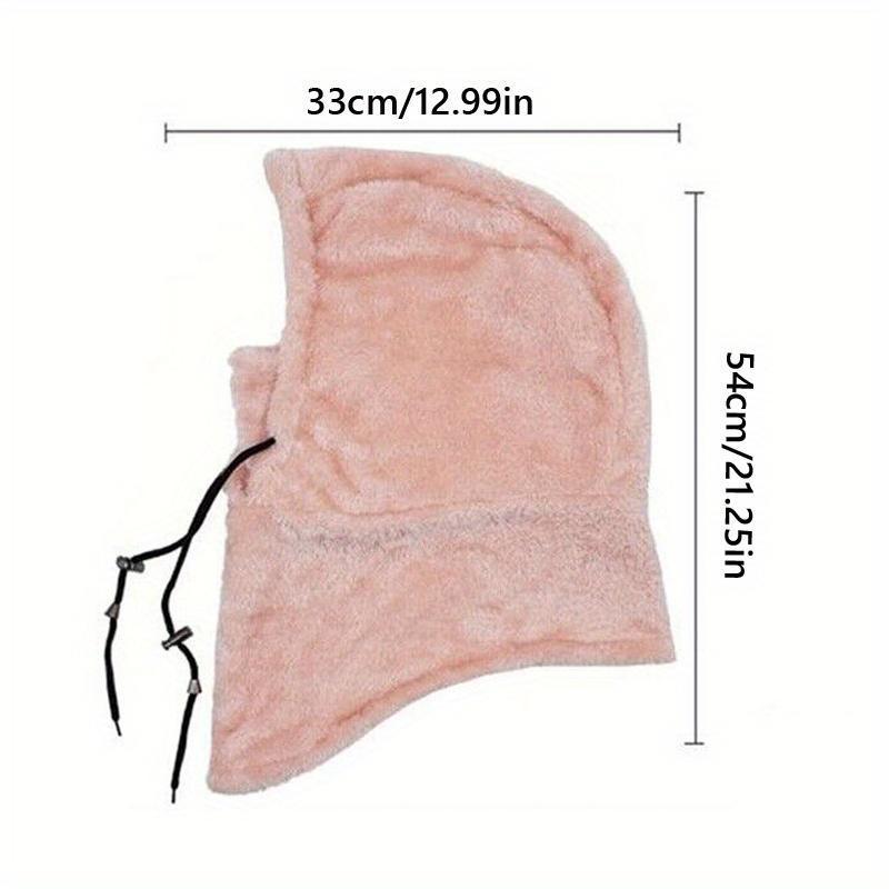2PCS  Hood Ski Mask Winter Balaclava Windproof Warm Hood Cover Hat Cap Scarf