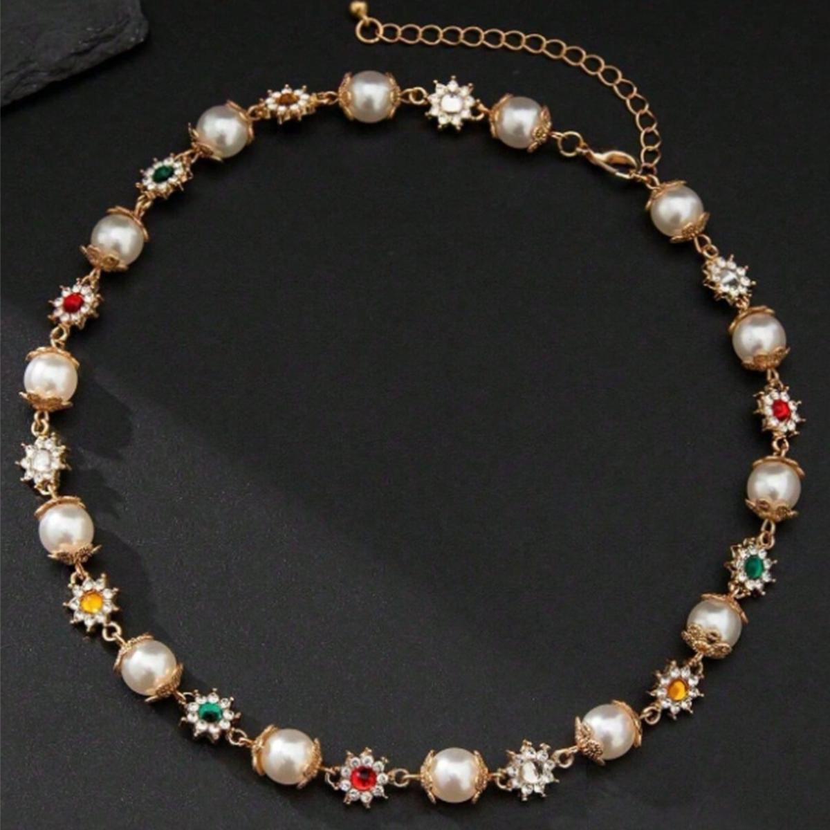 1 Shining Classic Elegant Geometric Beaded Necklace Perfect Fashion Jewelry Gift for Women's Daily Wear Vintage Luminescent Stainless Bell Pendant Steel Anime the Ring birthday festival ideal wedding bff friendship style