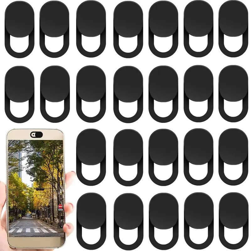 25Pcs Webcam Cover 0.03 inch Ultra Thin Slim Laptop Camera Cover Slide for iPhone iPad MacBook Pro Computer iMac Cell Phone PC Accessories Camera Blocker Slider, Great for Privacy, Tech Accessories, Tech Gadgets