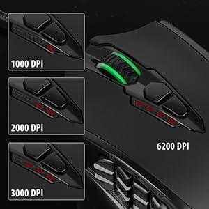 Redragon M908 RGB LED Wired Gaming Mouse, 18 Programmable Mouse Buttons