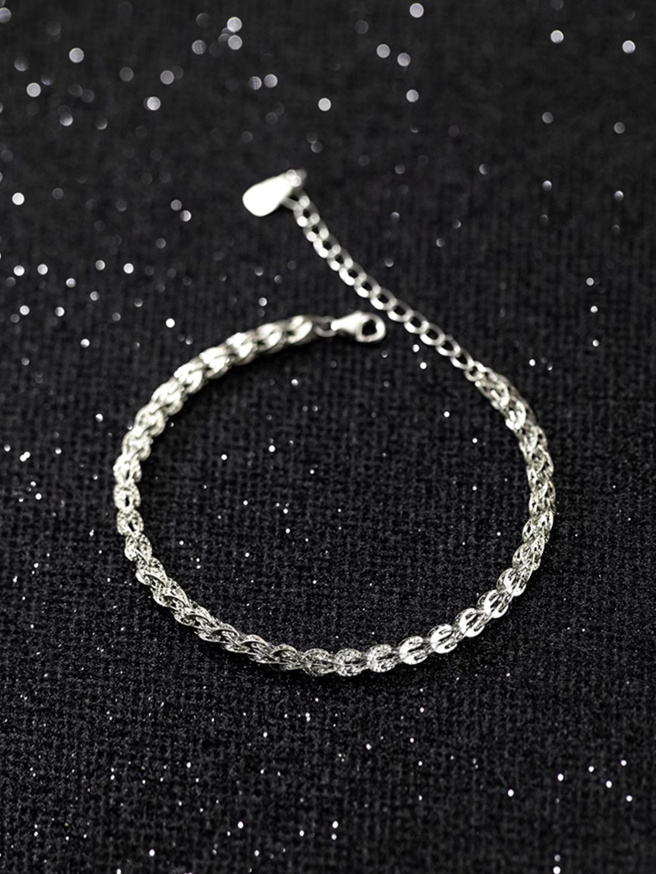 S925 Sterling Silver Fashion Phoenix Tail Design Bracelet, Fashion Jewelry for Party, Daily Clothing Decor, Trendy All-match & Exquisite Jewelry for Birthday Gift, Elegant Jewelry Bracelet