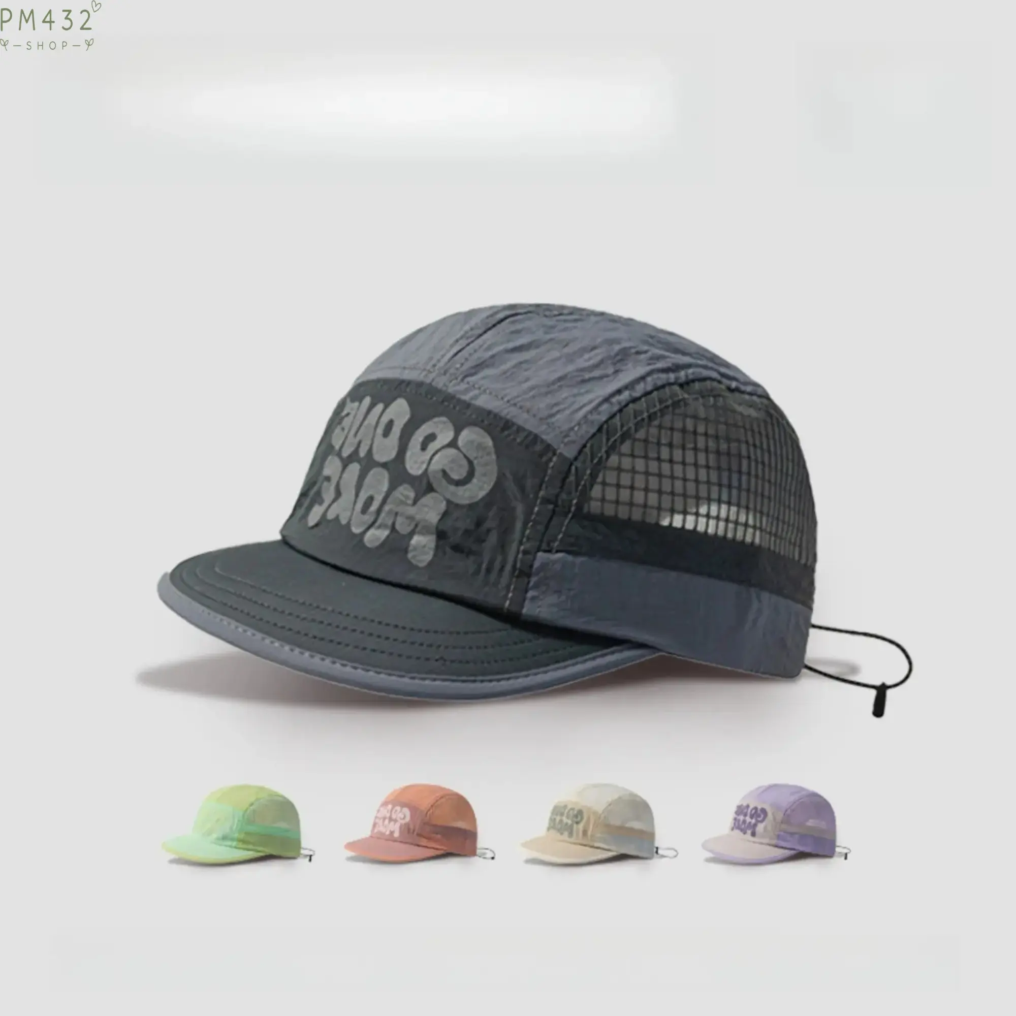 Men's Mesh Trucker Hat, Adjustable Deep Fit Baseball Cap with Breathable Quick Dry Fabric & UV Protection, Lightweight Outdoor Sun Hat for Men, Casual Streetwear Accessory for Fishing, Hiking, Driving, Sports, Summer Travel