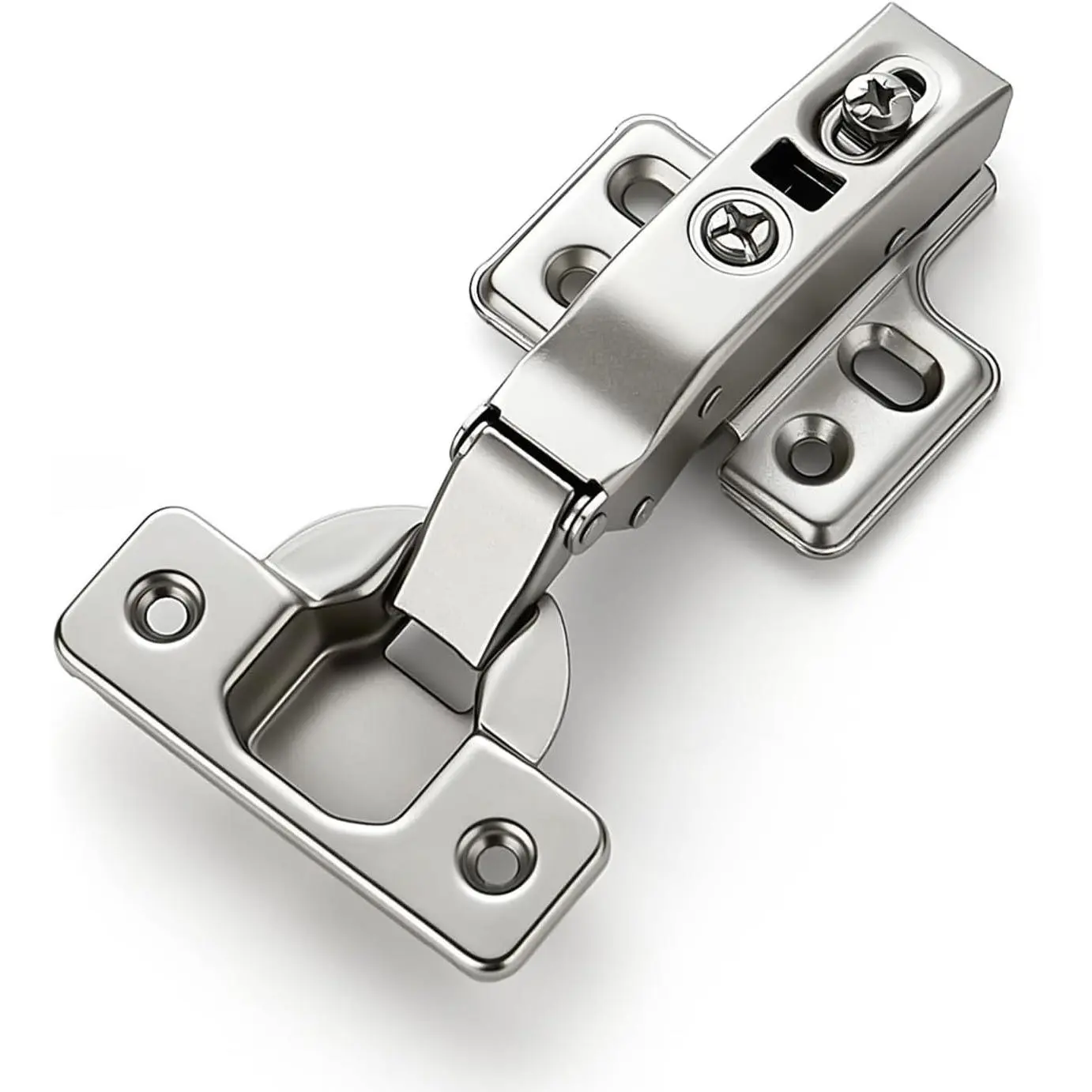 European Full Overlay Soft Close Cabinet Hinges, 10 Pack | Concealed Kitchen Cabinet Hinges, Heavy-Duty Adjustable Design, Easy Installation, for Frameless Cupboard HardwareGift