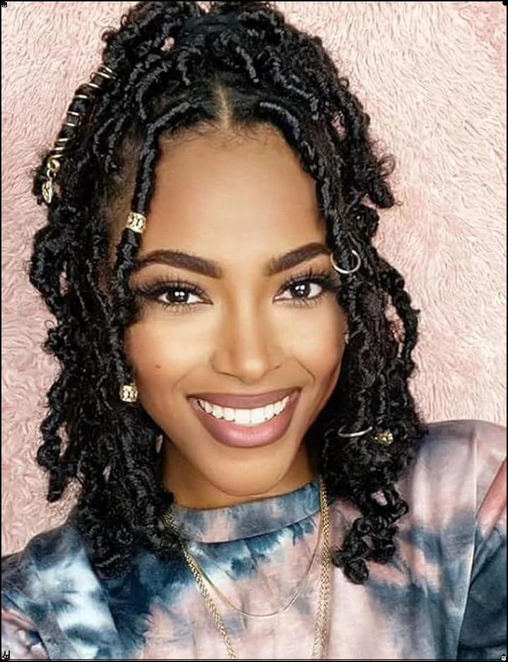 Exquisite Hair Jewelry Set – Multi-Style Dreadlock & Braiding Accessories, High-Quality Metal Construction, Flexible and Adjustable Beads, Ideal for Party Hairstyling and Holiday Gifting Secure Hold Duckbill Clips French Twist Side Comb Large Frosted Oval