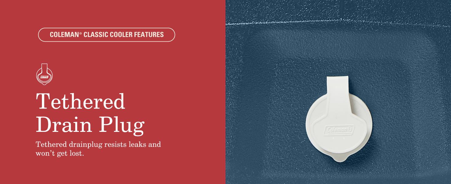 Coleman Classic Series Insulated Portable Rolling Cooler with Wheels, Leak-Resistant Outdoor Hard Cooler Keeps Ice up to 5 Days, 100-Quart